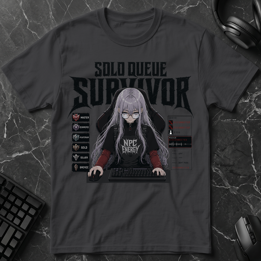 Solo Queue Survivor T-Shirt