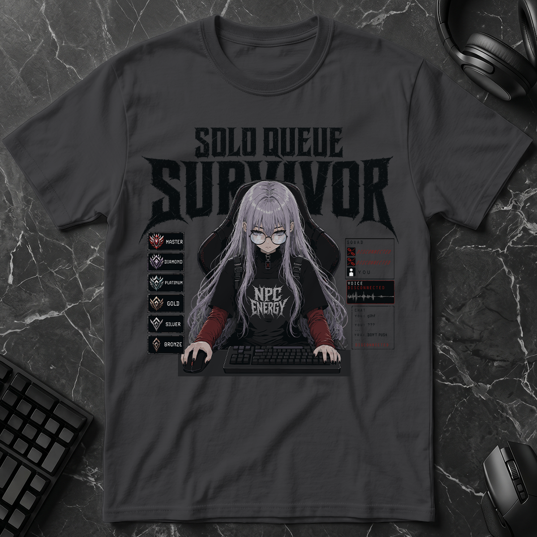 Solo Queue Survivor T-Shirt