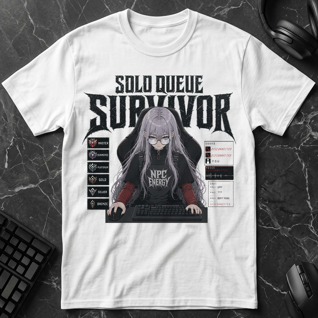 Solo Queue Survivor T-Shirt