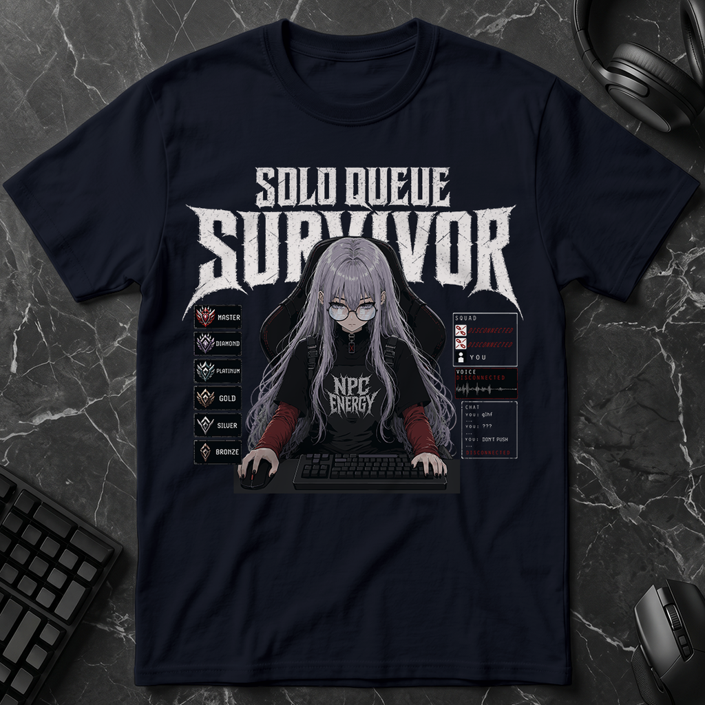 Solo Queue Survivor T-Shirt