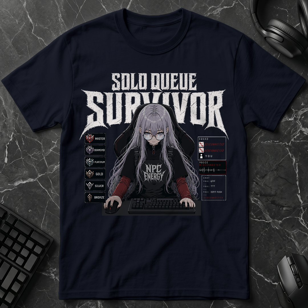Solo Queue Survivor T-Shirt