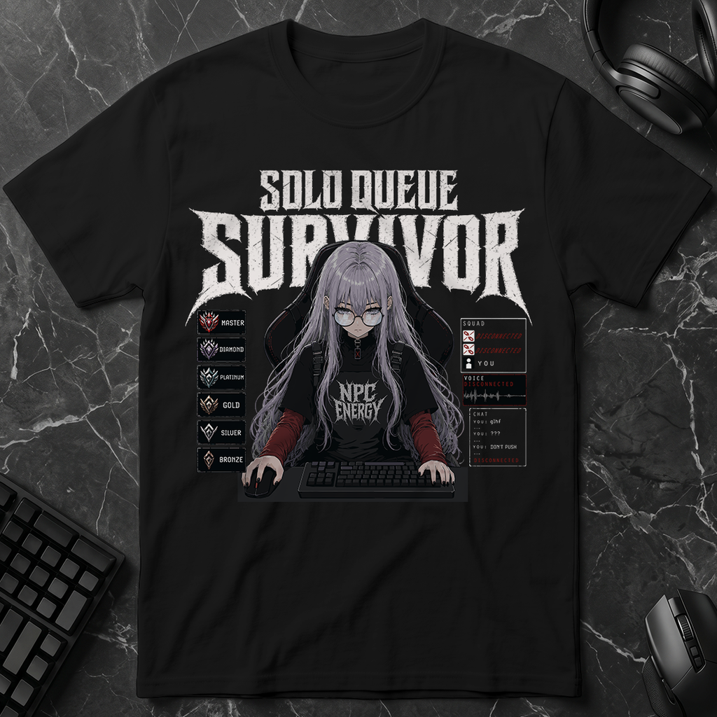 Solo Queue Survivor T-Shirt