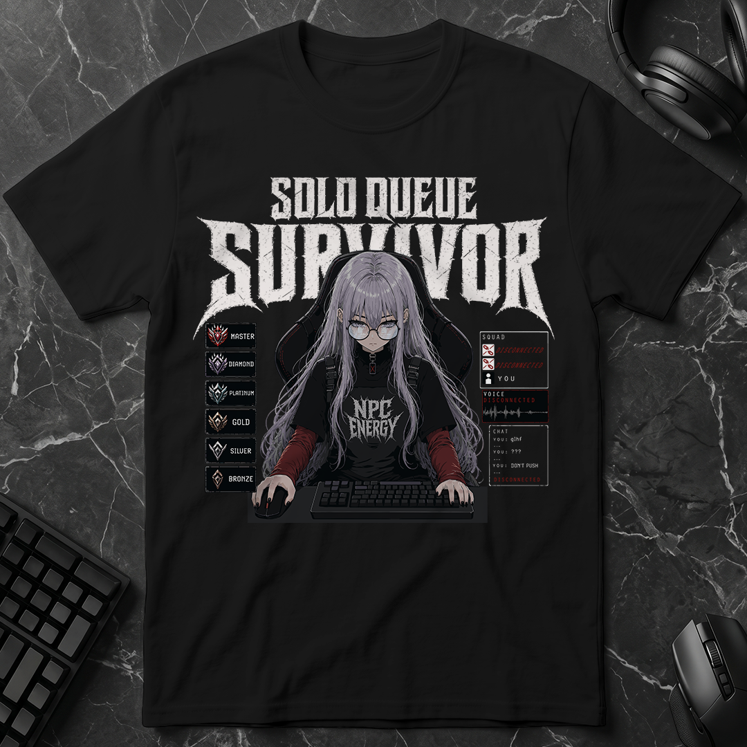 Solo Queue Survivor T-Shirt