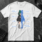 Gamer Split Blueprint T-Shirt