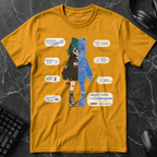Gamer Split Blueprint T-Shirt