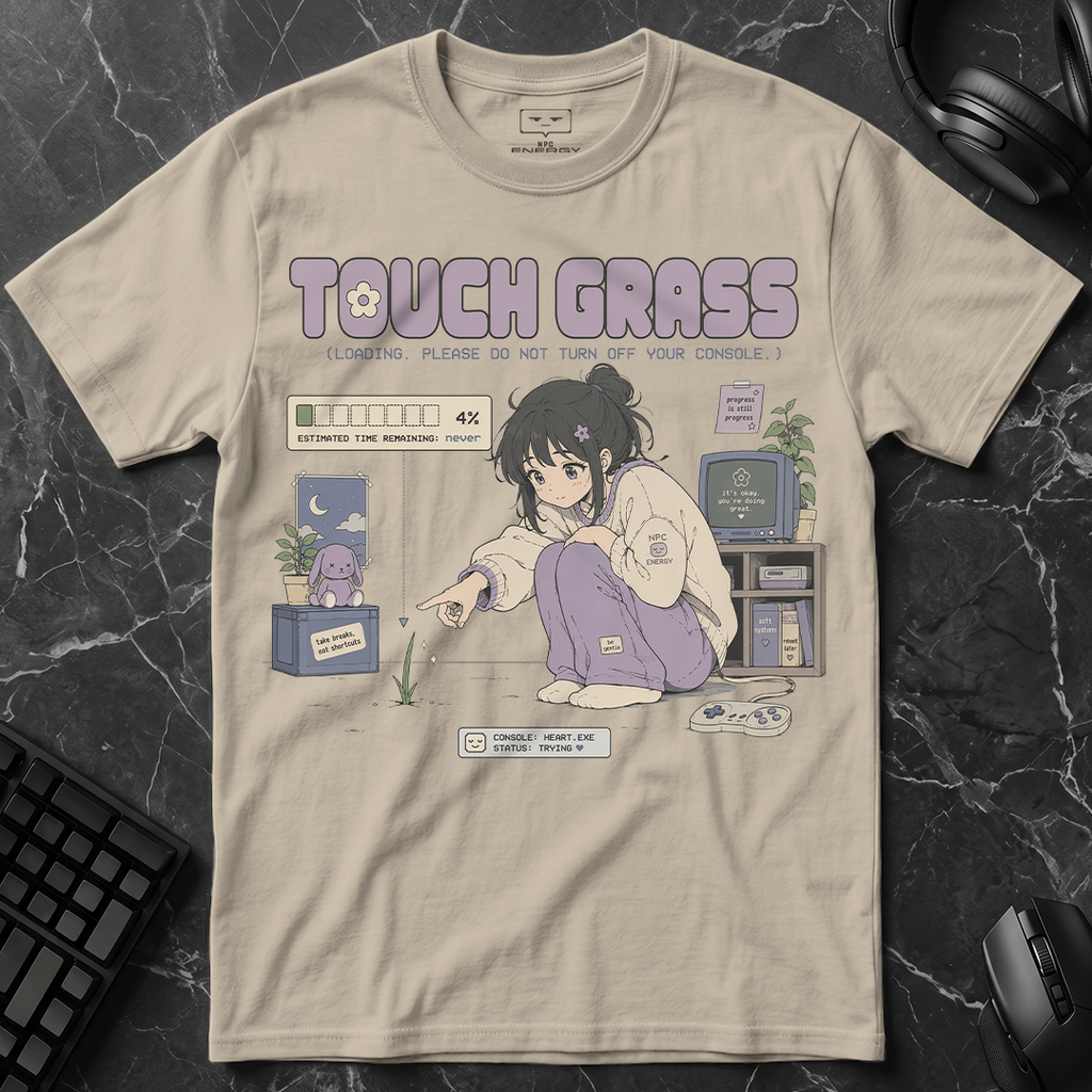Cozy Touch Grass T-Shirt