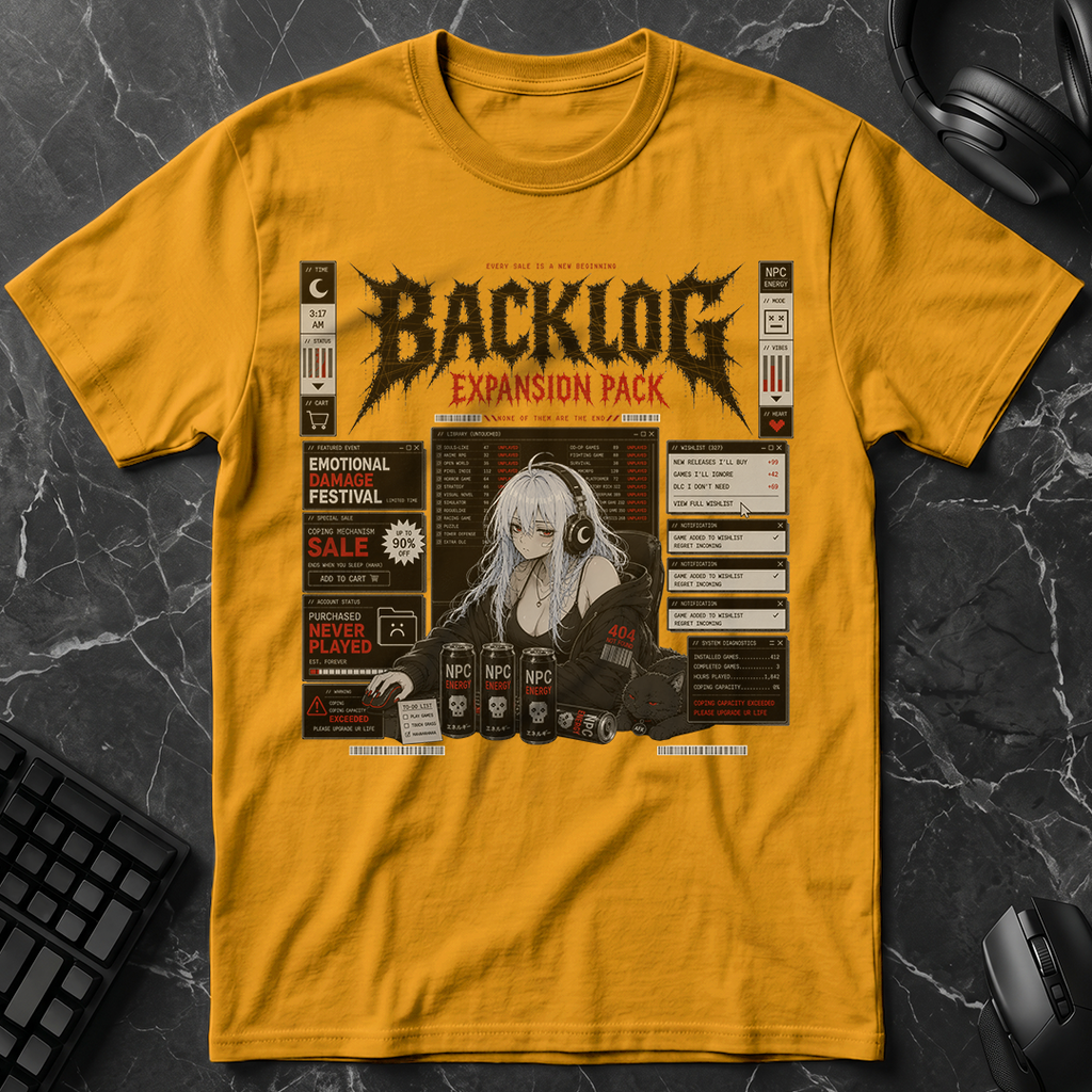 Video Game Backlog Expansion Pack T-Shirt