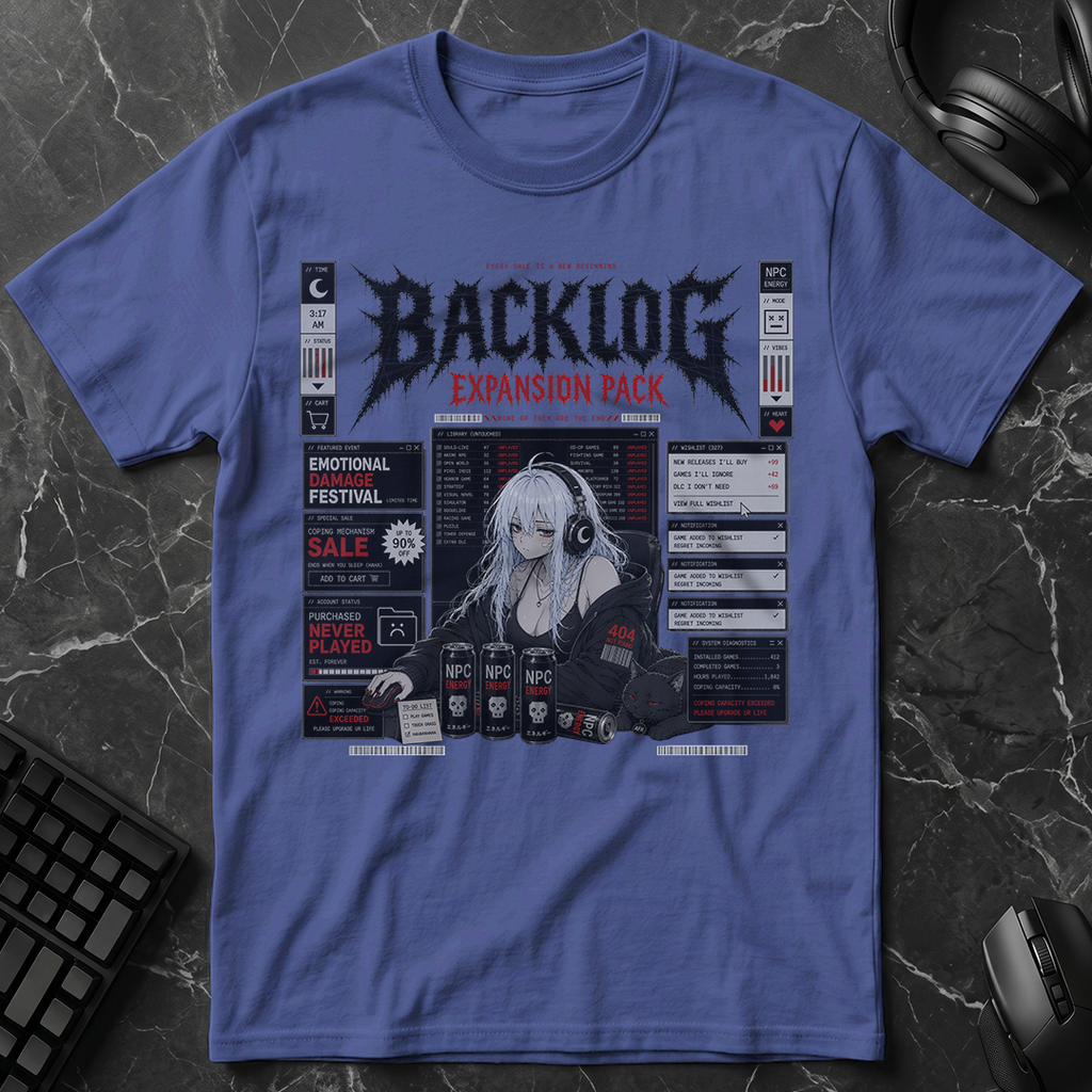 Video Game Backlog Expansion Pack T-Shirt