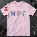 Universal Anime/Gaming Convention T-Shirt (NPC: Normal Person Cosplay) | Blurry Pixel Version - Front & Back Print