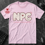 Universal Anime/Gaming Convention T-Shirt (NPC: Normal Person Cosplay) | Cute Kawaii Version - Front & Back Print