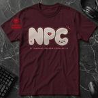 Universal Anime/Gaming Convention T-Shirt (NPC: Normal Person Cosplay) | Cute Kawaii Version - Front & Back Print