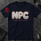 Universal Anime/Gaming Convention T-Shirt (NPC: Normal Person Cosplay) | Cute Kawaii Version - Front & Back Print