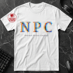 Universal Anime/Gaming Convention T-Shirt (NPC: Normal Person Cosplay) | Blurry Pixel Version - Front & Back Print